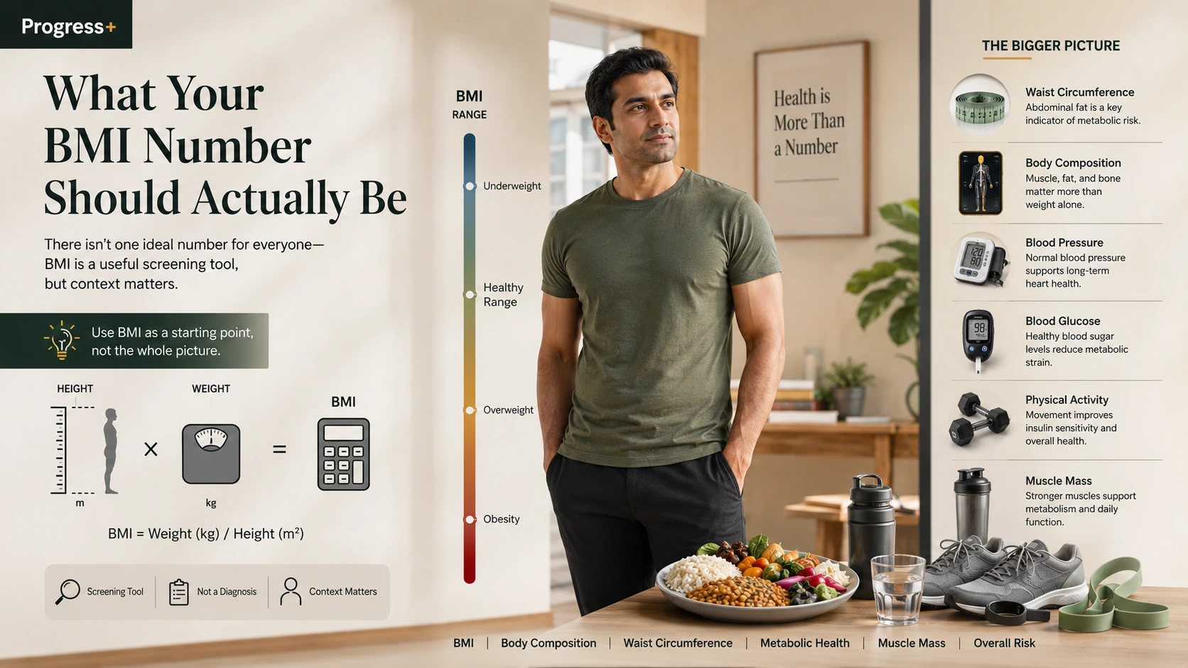 South Asian BMI classification chart compared to standard BMI chart